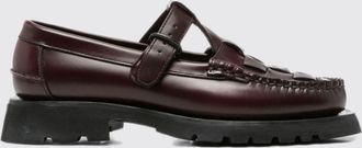 Hereu Mocassino Soller Sport in pelle spazzolata con cinturino e tacco basso