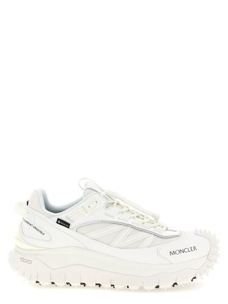 Moncler White Polyamide Athletic Mens Sneakers