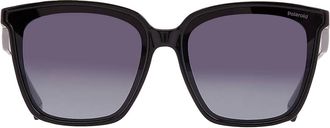 Polaroid Polairzed Grey Shaded Square Unisex Sunglasses PLD 6163/F/S 0807/WJ 64