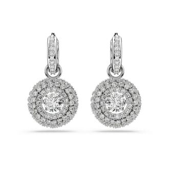 Swarovski Sublima Druppelsieraden - Dames - Oorbellen - Grijs - ONE Size - Accessoires