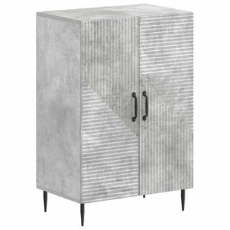 vidaXL Armario Zapatero Haarlem 59,5 X 39,5 X 89,5 Cm Gris Hormig&oacute;n Vidaxl