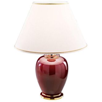 Kolarz Kolarz GIARDINO - Tavolo con paralume affusolato in tessuto Lifestyle oro lucido, 1x attacco E27