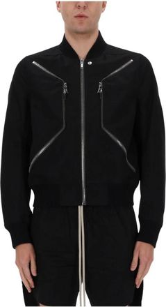 Rick Owens Blixia Flight - Heren - Bomber jackets - Zwart - XL - Katoen - Jassen