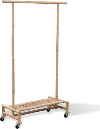 vidaXL Perchero De Ropa De Bamb&uacute; Vidaxl Marr&oacute;n