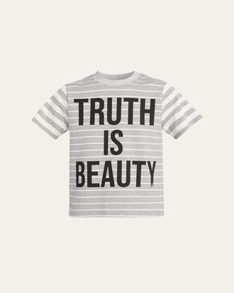 Libertine - Libertine Truth Is Beauty Striped Short-Sleeve T-Shirt