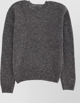 J.W.Anderson crew neck knitwear featuring embroidery detail
