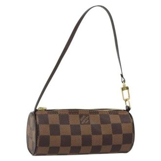 Louis Vuitton Pre-owned Handbags, female, Brown, Size: ONE SIZE Pre-owned Damier Ebene Pouch