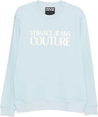 Versace Jeans Couture Light Blue Logo Sweatshirt