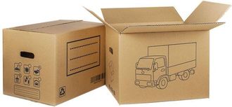 cofan Cofan - Caja Carton Mudanza Asa Troquel. 60x40x40cm Caja 10 Unid