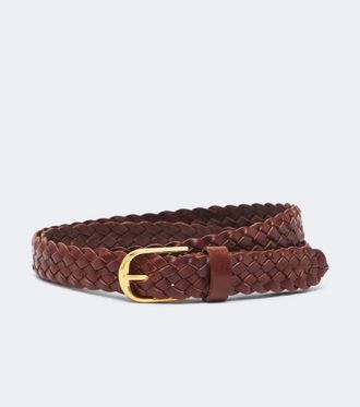 Nili Lotan Jane braided leather belt