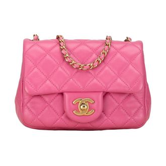 Chanel Borsa a tracolla vintage Chanel in pelle trapuntata pre-owned - - Pre-owned - Donna - Rosa - ONE SIZE