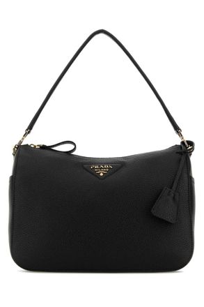 Prada Black Logo Medium Shoulder bag