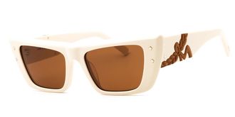 MCM MW0021 25J Womens Sunglasses White Size 52