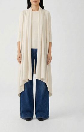 SA SU PHI Gilet lungo in cashmere e seta Sa Su Phi