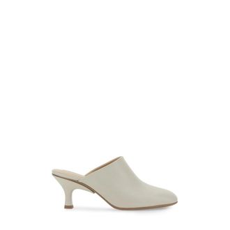 Tod's Leren Mules - Dames - Muiltjes - Wit - 40 EU - Leer - Schoenen