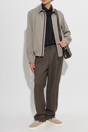 Brioni Wool Jacket, Mens, Beige