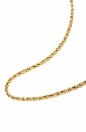Nialaya Gold Rope Chain Necklace at Nordstrom