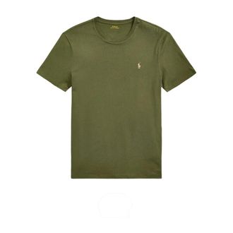 Polo Ralph Lauren T-Shirts, male, Green, XL, Green Cotton T-Shirt for Men