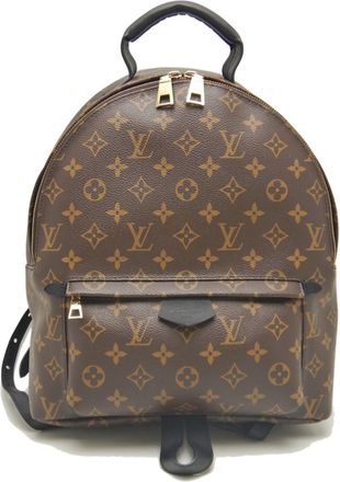 Louis Vuitton Monogram Brown Pvc Backpack (Pre-Owned)