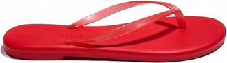 Tkees Womens Aqua Lily Slippers In Sol Red