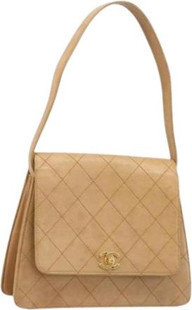 Chanel Borsa a spalla vintage Pre-owned - - Pre-owned - Donna - Beige - ONE SIZE