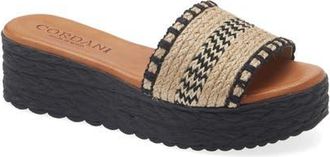 Cordani Brylee Platform Sandal in Black at Nordstrom, Size 5.5Us