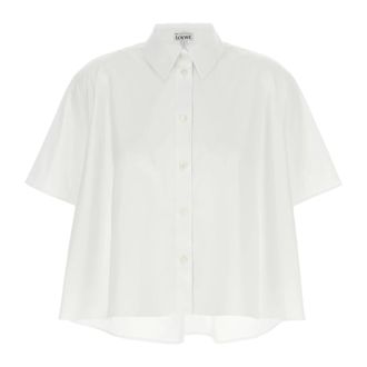 Loewe Mujer, Blusas y Camisas, Blanco, Talla: S