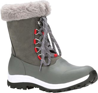 The Original Muck Boot Company Muck Boot Womens Walv-100 Boots, Grey Red, 3 UK