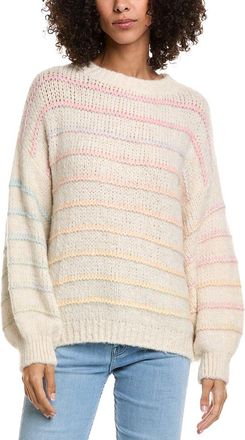 Vintage Havana Ombre Striped Wool-Blend Sweater