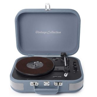 Muse Tocadiscos Est&eacute;reo De Vinilo De 3 Velocidades 33/45/78t Con Bluetooth - Mt201bvb