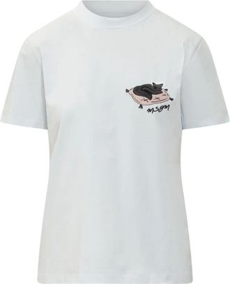 Msgm Msgm, Donna, Top, Bianco, S, new