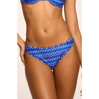 Ramy Brook Wave Isla Bikini Bottoms in Ocean Wave at Nordstrom, Size X-Small
