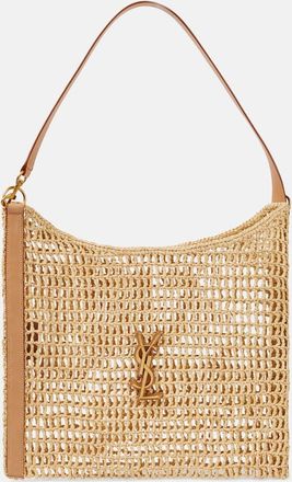 Saint Laurent Oxalis crochet raffia shoulder bag