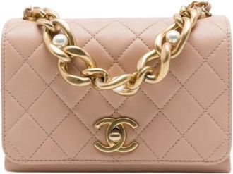 Chanel Borsa a mano Pre-owned trapuntata - - Pre-owned - Donna - Beige - ONE SIZE