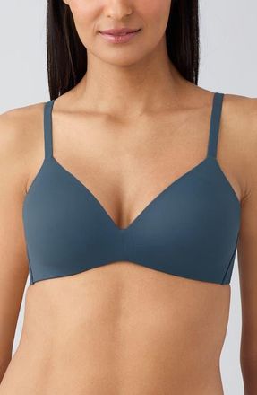 Wacoal How Perfect Wire Free T-Shirt Bra in Dark Slate at Nordstrom, Size 32Ddd
