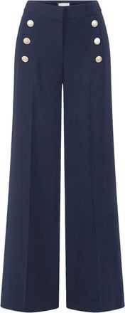 Seductive Wide Broeken - Dames - Wijde Broeken - Blauw - S - Broeken