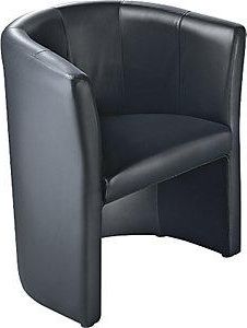 Nowy Styl Sill&oacute;n De Club Tapizado De Piel/piel Sint&eacute;tica Negro