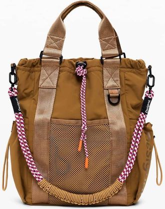 Desigual Zaino multiposizione marrone con coulisse-Neutro