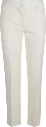 Givenchy Witte Stijlvolle Broek - Dames - Straight fit broeken - Wit - S - Broeken