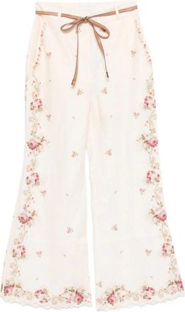 Zimmermann Wijde broek - Dames - Wijde Broeken - Veelkleurig - S - Broeken