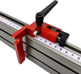 OEM Tope De Riel Gu&iacute;a Tipo 75 - 75 - Tope De Riel De Inglete - Carpinter&iacute;a - Limitador De Herramientas Manuales - Aleaci&oacute;n De Aluminio - Deslizante - Loca