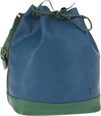Louis Vuitton Pre-owned Bucket Bag - Dames - Vintage Tas - Blauw - ONE Size - Leer - Vintage