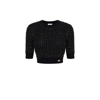 Elisabetta Franchi Mujer, Jerseys, Negro, Talla: S