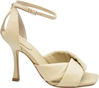 Guess Hoge Hak Sandalen - Dames - Sandalen met hakken - Beige - 38 EU - Schoenen