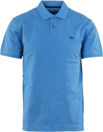 Harmont & Blaine T-shirts en Polos - Heren - Polos - Blauw - M - Katoen - Tops