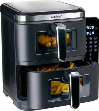 Alpina Aparato De Cocina Alpina Double Air Fryer Xxl 2800w 11 Litros