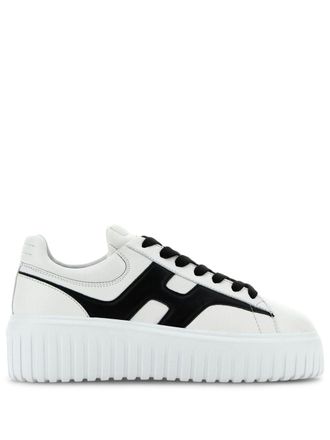 Hogan Ledersneaker mit H-Streifen