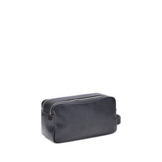 Brunello Cucinelli Grained Calf Leather Wallet - Black