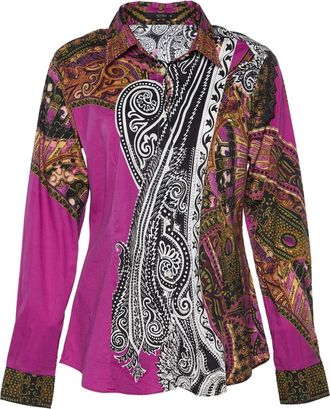 Etro mix-print shirt - Pink