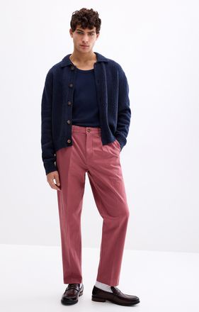 Le 31 Mens Pleated chinos Reykjavik fit - Tapered with pleats